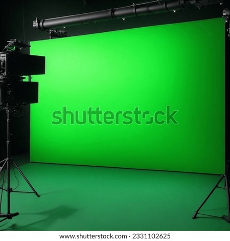 Green screen as a background