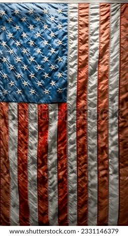 a vintage silk antique american flag old glory patriot freedom democracy pledge of allegiance national anthem Royalty-Free Stock Photo #2331146379