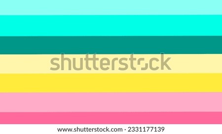 Cheerful themed background, with calm colors Sky Blue, Bright Yellow, Pink.