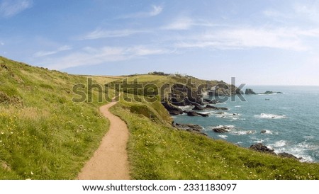 the lizard point the southernmost tip of land in england cornwall uk