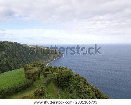 Azores Islands, São Miguel Coast Royalty-Free Stock Photo #2331186793