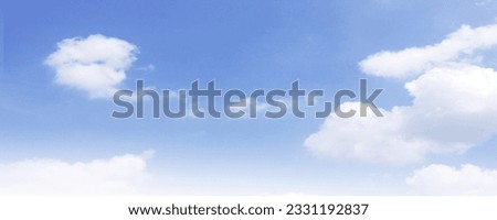 Blue sky with cloud Picture for Summer Season