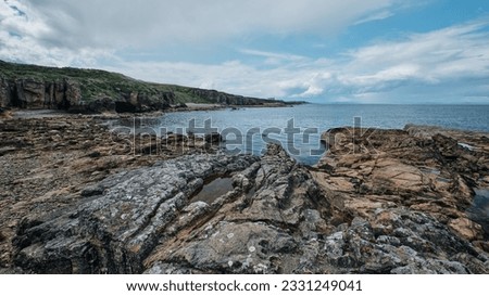 Moray Firth Seascape at Cummingston near Burghead