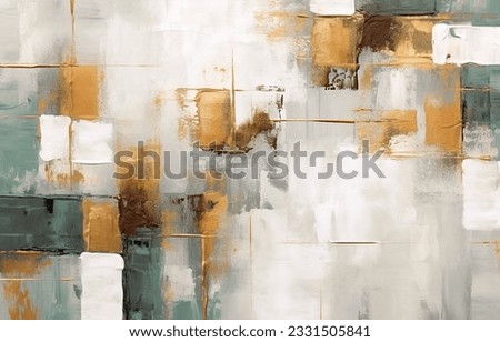 Abstract artistic background. Golden brushstrokes. Textured background. Oil on canvas. modern Art. Geometric, orange, gray, wallpaper, poster, card, mural, rug, hanging, print, wall art