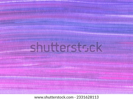 Painted background of mixed colors. Blue, purple and pink texture with a touch of teal shade. Very long brush strokes of acrylic paint. Artistic design for a business card, website templates, etc