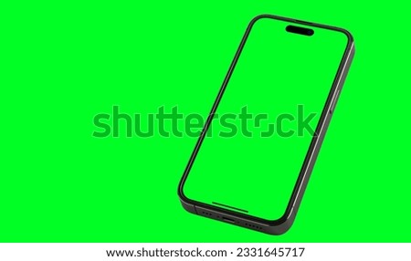 Mockup smartphone Template on Transparent Background , Mock up isolate screen phone pro for Infographic web site design app advertise