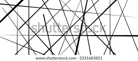 Random chaotic lines abstract geometric pattern.Vector background. Can be used in cover design, book design, poster, website background or advertising. Royalty-Free Stock Photo #2331683821