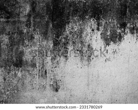 Old black wall background. Texture ,black and white wall
