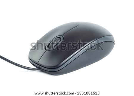 Computer mouse isolated on white background