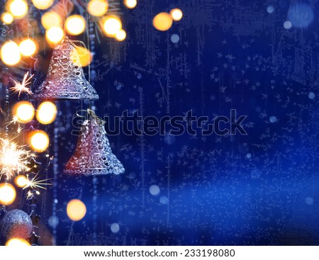 art christmas lights background