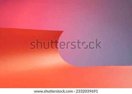 red and blue paper background