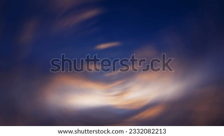 Abstract sky like a painting with blur smooth cloud texture