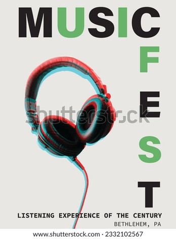 music fes customizable banner template