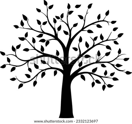 Silhouette tree photo and vector images