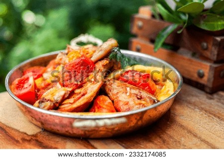 Chicken food photos. Food photography for restaurant and cafe menu. Chicken and meat pictures.