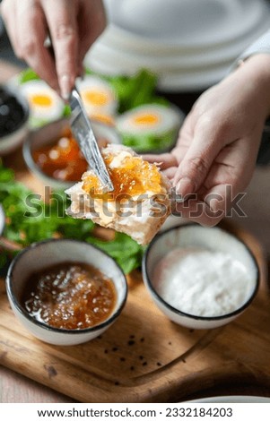 Breakfast food photos. Food photography for restaurant and cafe menu. Delicious breakfast pictures.