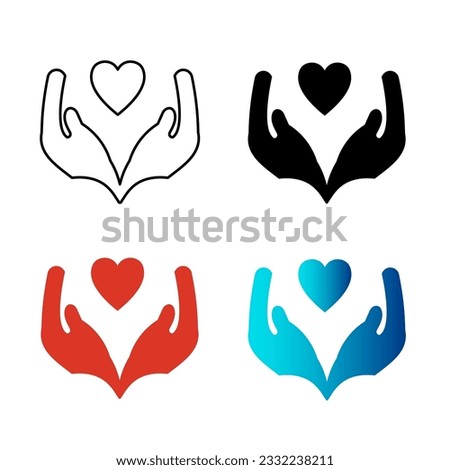 Abstract Peace Hands Silhouette Illustration, can be used for business designs, presentation designs or any suitable designs.