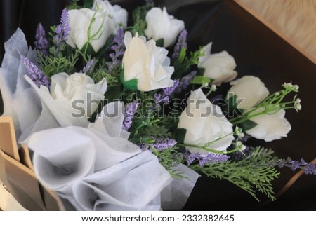 Flowers of various colors for wedding decoration
