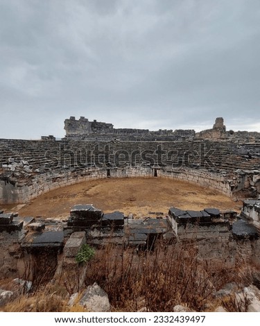 Unique photos of the ancient city of xanthos in Antalya Turkey