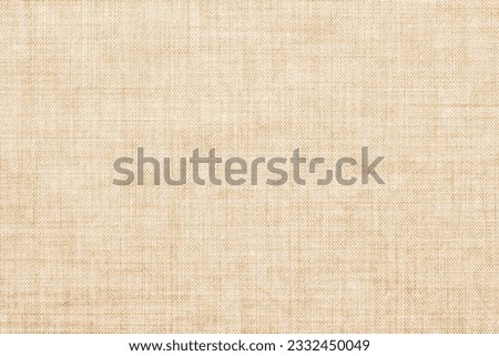 natural vintage beige color linen texture background, grunge canvas cloth abstract Royalty-Free Stock Photo #2332450049