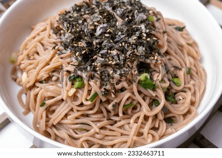 buckwheat noodle - perilla oil noodle
