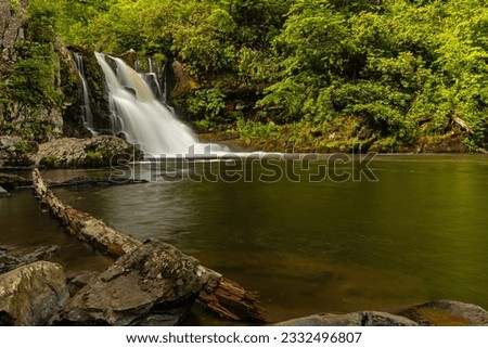 Abrams Falls in the Great Smoky Mountains National Park Royalty-Free Stock Photo #2332496807
