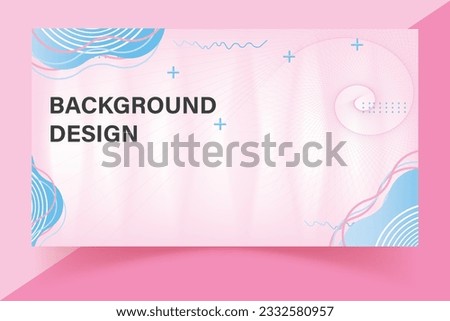 Abstract background, Abstract colorful gradient banner vector template, Design with liquid shape, pink background vector, Colorful template banner with gradient color