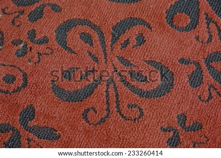 doormat with butterfly background