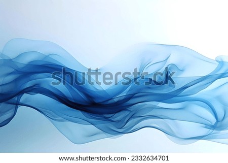 Blue smoke, Abstract art, Abstract Blue smoke, Blue smoke abstract, Blue wave, white background