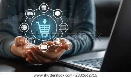 Human holding fashion online shopping, delivery, summer, sale, buy, purchases, digital marketing, ordering product, E-commerce, supermarket, credit card, platforms, sme, online shopping