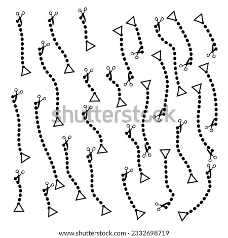 Black Doodle Hand Drawn Arrows Set on White Background. Arrow, Cursor Icon. Vector Pointers Collection. Back, Next Web Page Sign.