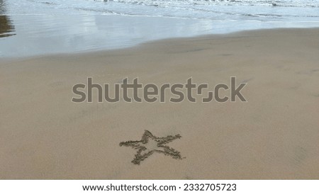 pictures of stars on the beautiful beach sand