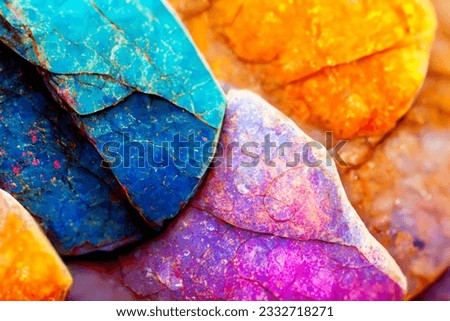 Mesmerizing Macro Splendor Colorful Pastel Stone as a Stunning Background