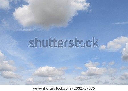 beautifull bluesky with white cloud 