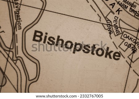Bishopstoke near Southampton in Hampshire, England, UK - sepia