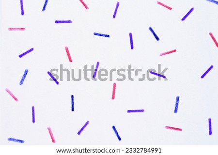 Felt pen doodle pink and purple stick scribbles. Abstract texture drawn with felt-tip pen. colorful felt tip ink markers handwritten drawn lines. Sketch concept. Seamless pattern Royalty-Free Stock Photo #2332784991