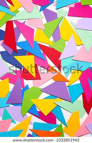 Origami paper texture abstract business background with triangles