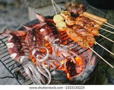 picture of grilled seafood menu