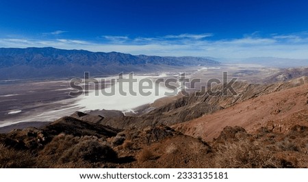 dante-s view in death valley national park, california, usa