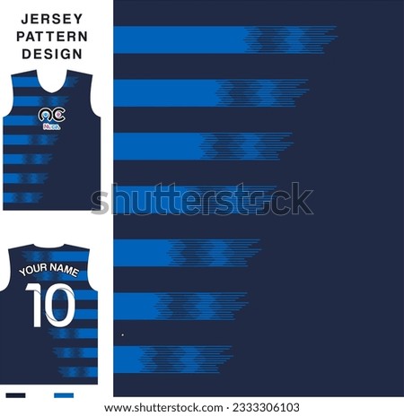 Abstract striped concept vector jersey pattern template for printing or sublimation sports uniforms football volleyball basketball e-sports cycling and fishing Free Vector.