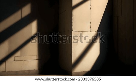 texture of a wall, white brick,  vignete, shadow