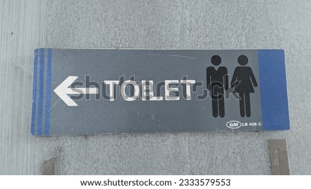 toilet markings that we often encounter wherever we go somewhere