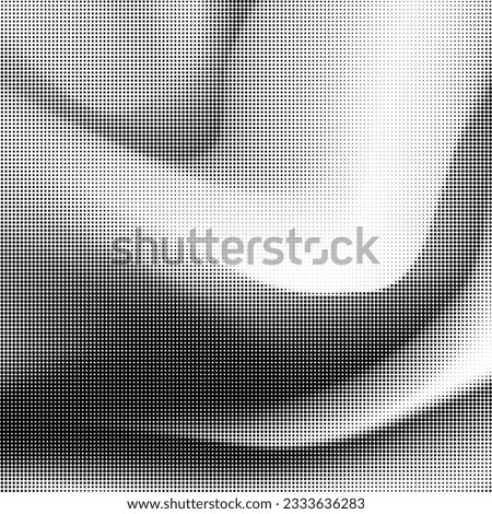 Abstract dotted halftone background. Vector.