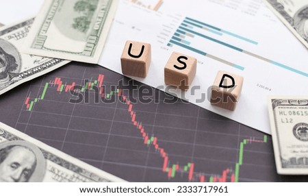 USD on spreadsheet High quality photo