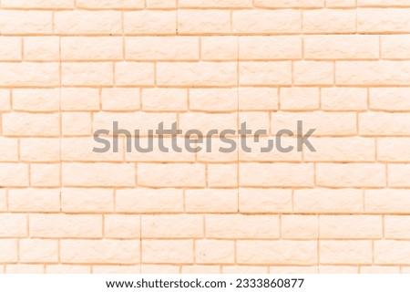 wall cladding yellow panels with brick texture. brick decorative panels. 