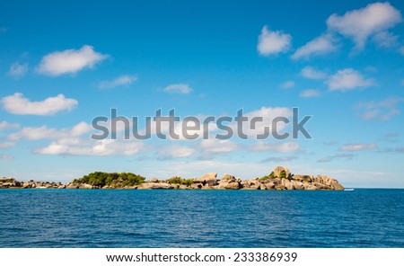 Similan island, sea, sky
