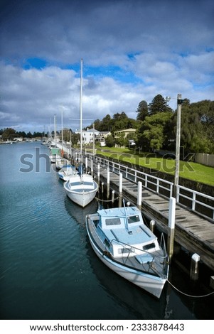 Boats at dock in Australia.