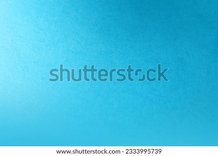 Paint bright blue tone color on environmental friendly cardboard box blank paper texture minimal style background with space