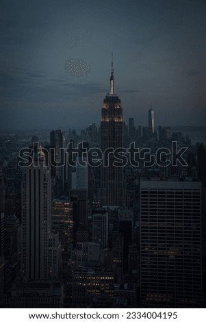 Empire State Building in New York City Royalty-Free Stock Photo #2334004195