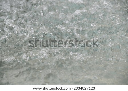 Water droplets on the water, Alicante Province, Costa Blanca, Spain